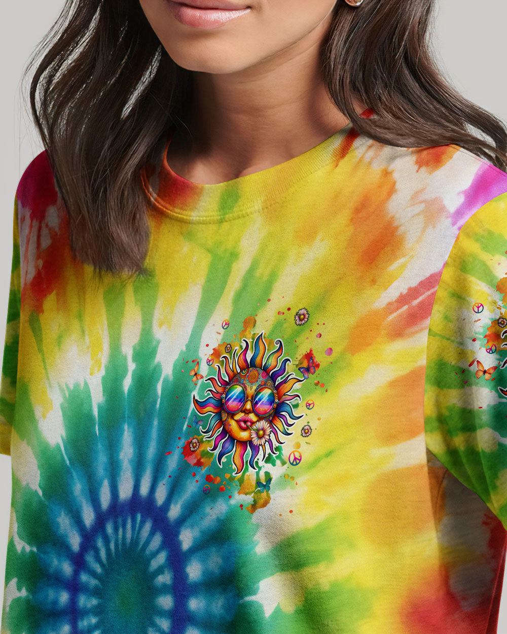 RUNNING AGAINST THE WIND HIPPIE SUN ALL OVER PRINT - TLPQ2506243
