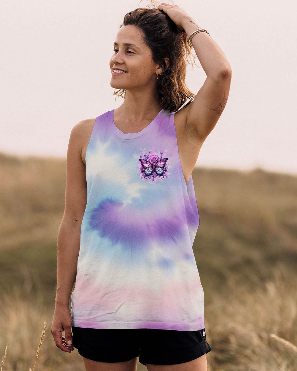 I BELIEVE THERE ARE ANGELS AMONG US BUTTERFLY ALL OVER PRINT - TLPQ2509243