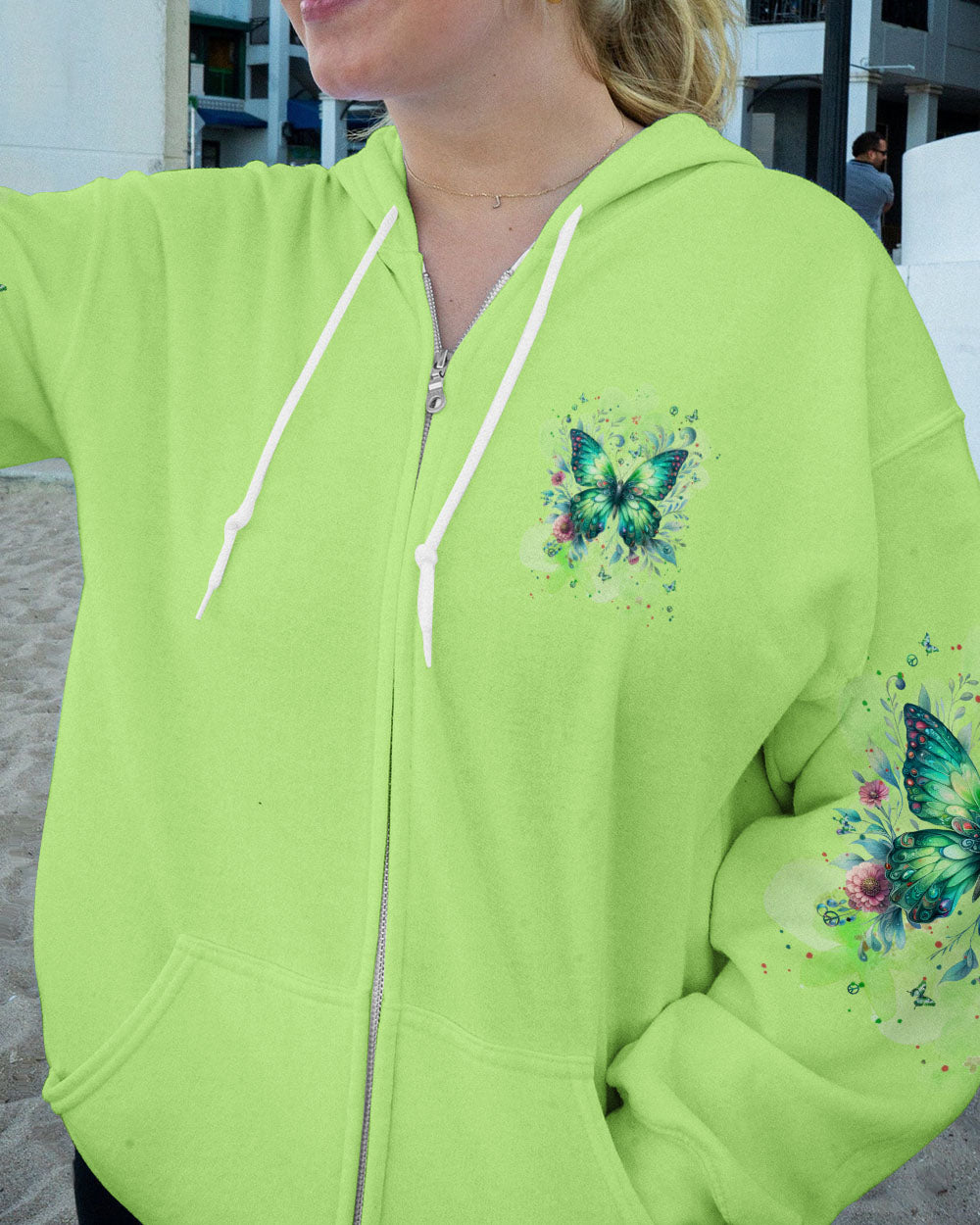 I BELIEVE THERE ARE ANGELS AMONG US BUTTERFLY ALL OVER PRINT - TLPQ2603242