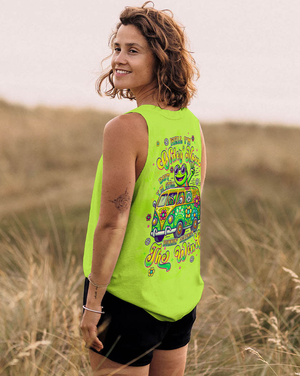 RUNNING AGAINST THE WIND FROG BUS ALL OVER PRINT - TLPQ2609244