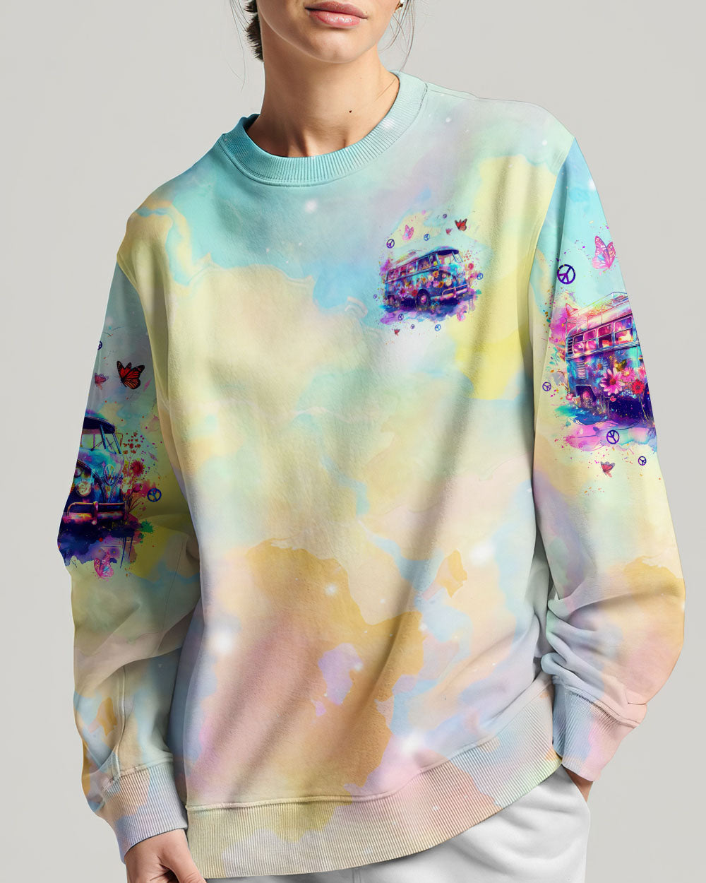 DON'T WORRY BE HIPPIE ALL OVER PRINT - TLPQ2703243