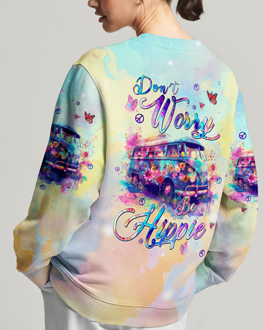 DON'T WORRY BE HIPPIE ALL OVER PRINT - TLPQ2703243