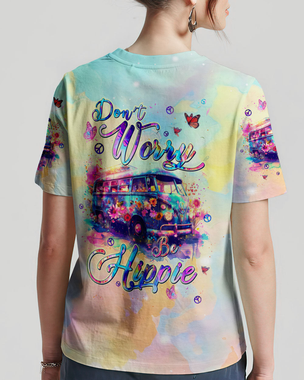 DON'T WORRY BE HIPPIE ALL OVER PRINT - TLPQ2703243