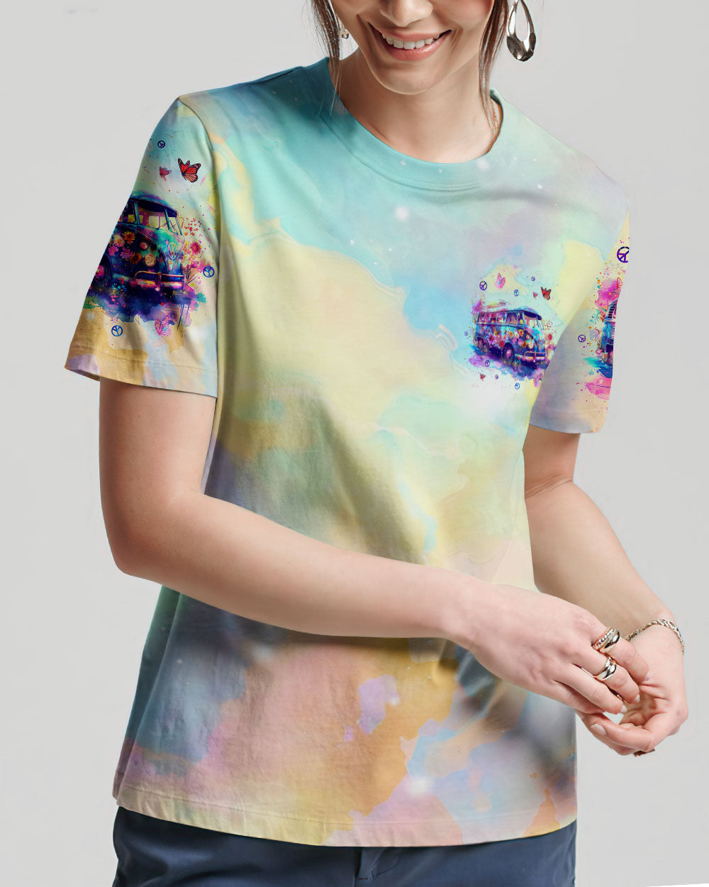 DON'T WORRY BE HIPPIE ALL OVER PRINT - TLPQ2703243