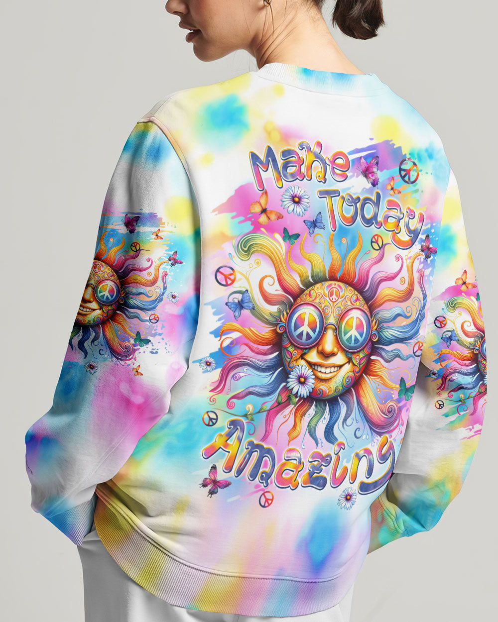 MAKE TODAY AMAZING HIPPIE SUN ALL OVER PRINT - TLPQ2706241