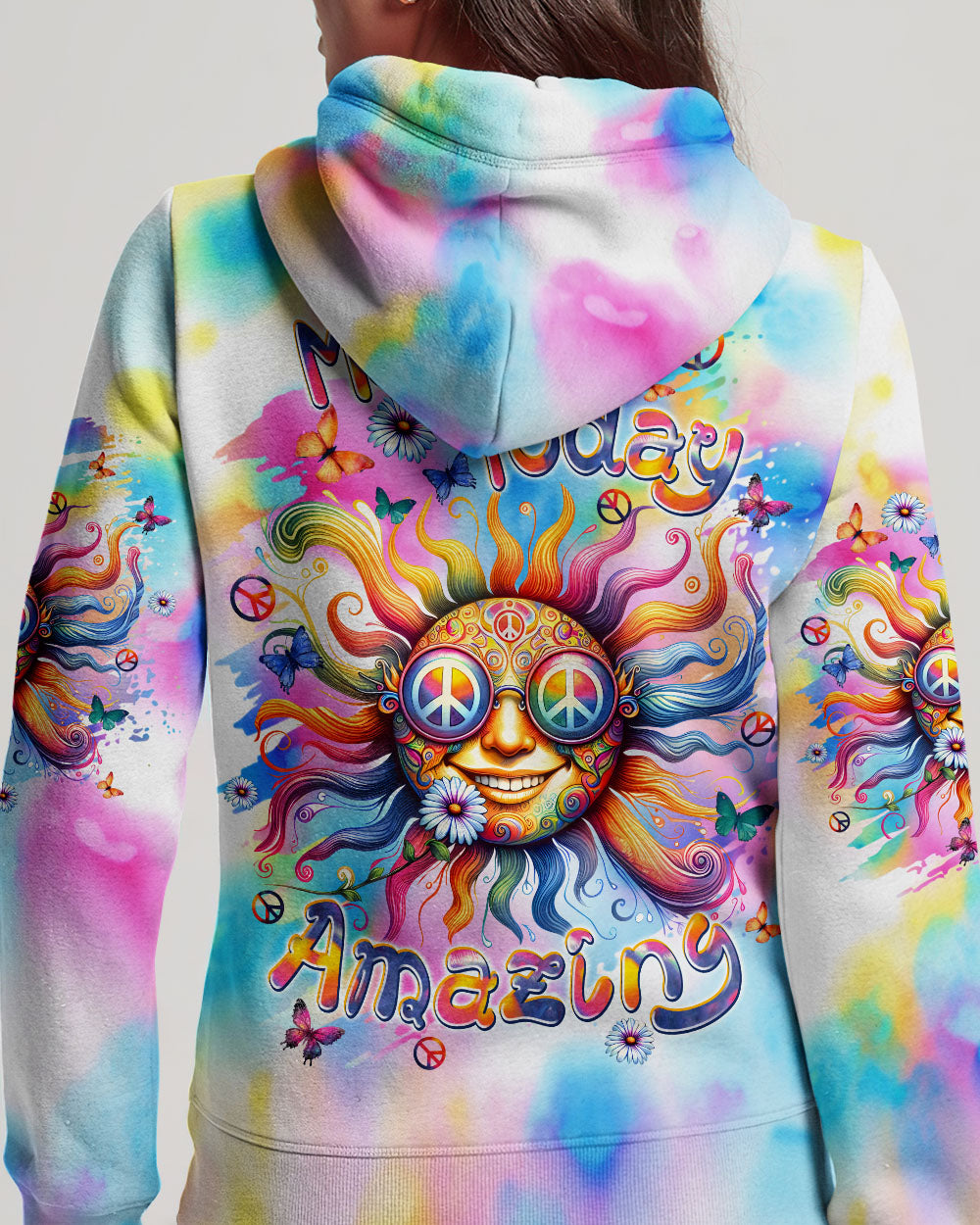 MAKE TODAY AMAZING HIPPIE SUN ALL OVER PRINT - TLPQ2706241