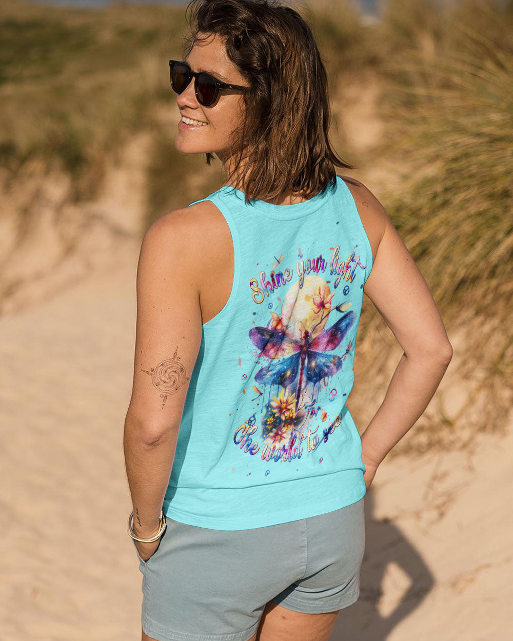 SHINE YOUR LIGHT FOR THE WORLD TO SEE DRAGONFLY ALL OVER PRINT - TLPQ2803241