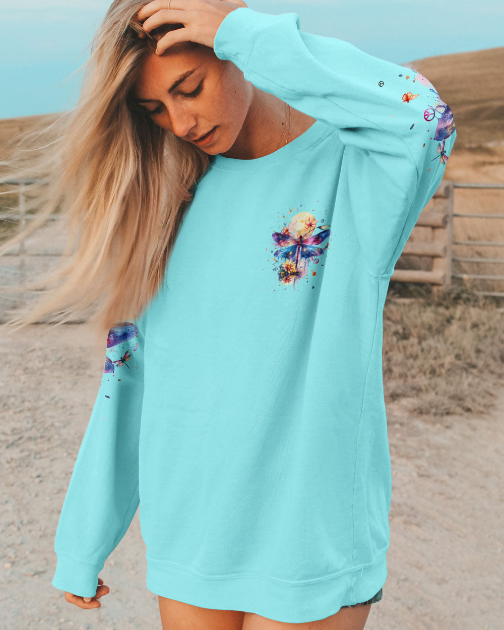 SHINE YOUR LIGHT FOR THE WORLD TO SEE DRAGONFLY ALL OVER PRINT - TLPQ2803241