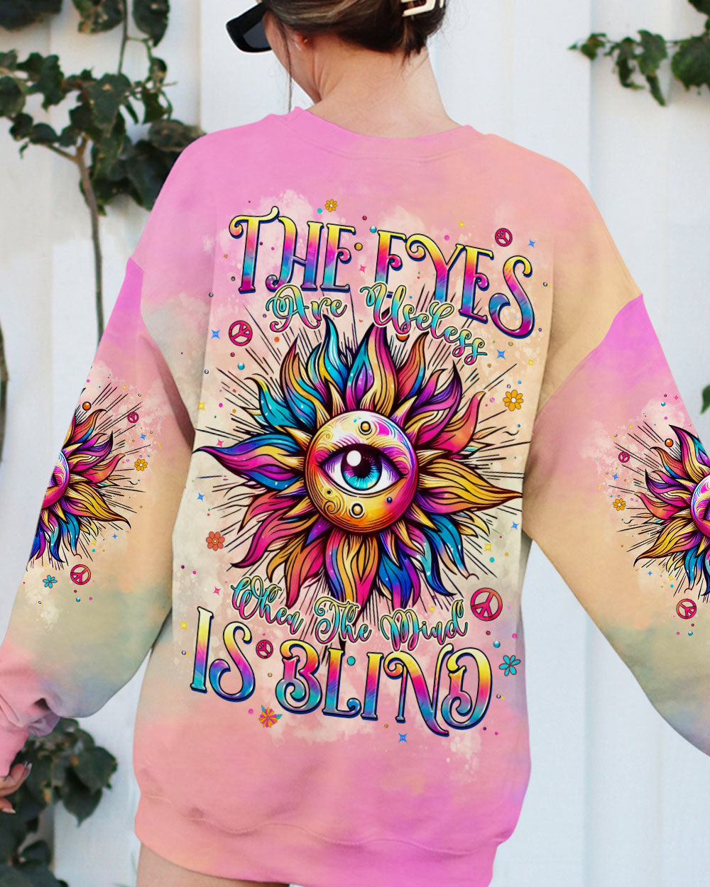 THE EYES ARE USELESS WHEN THE MIND IS BLIND ALL OVER PRINT - TLPQ2910243