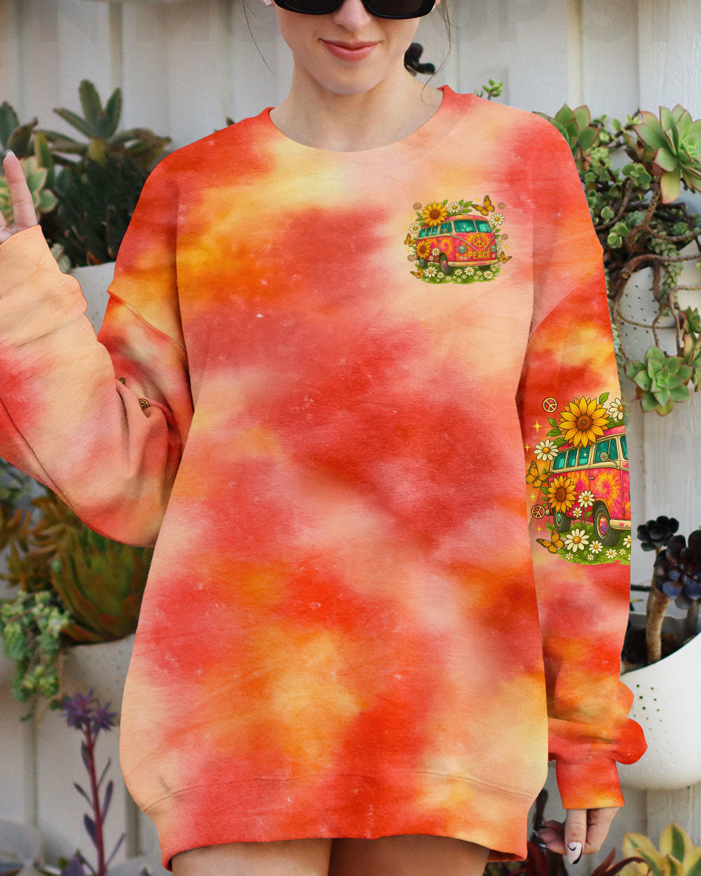 RUNNING AGAINST THE WIND BUS TIE DYE ALL OVER PRINT - TLTR0210252