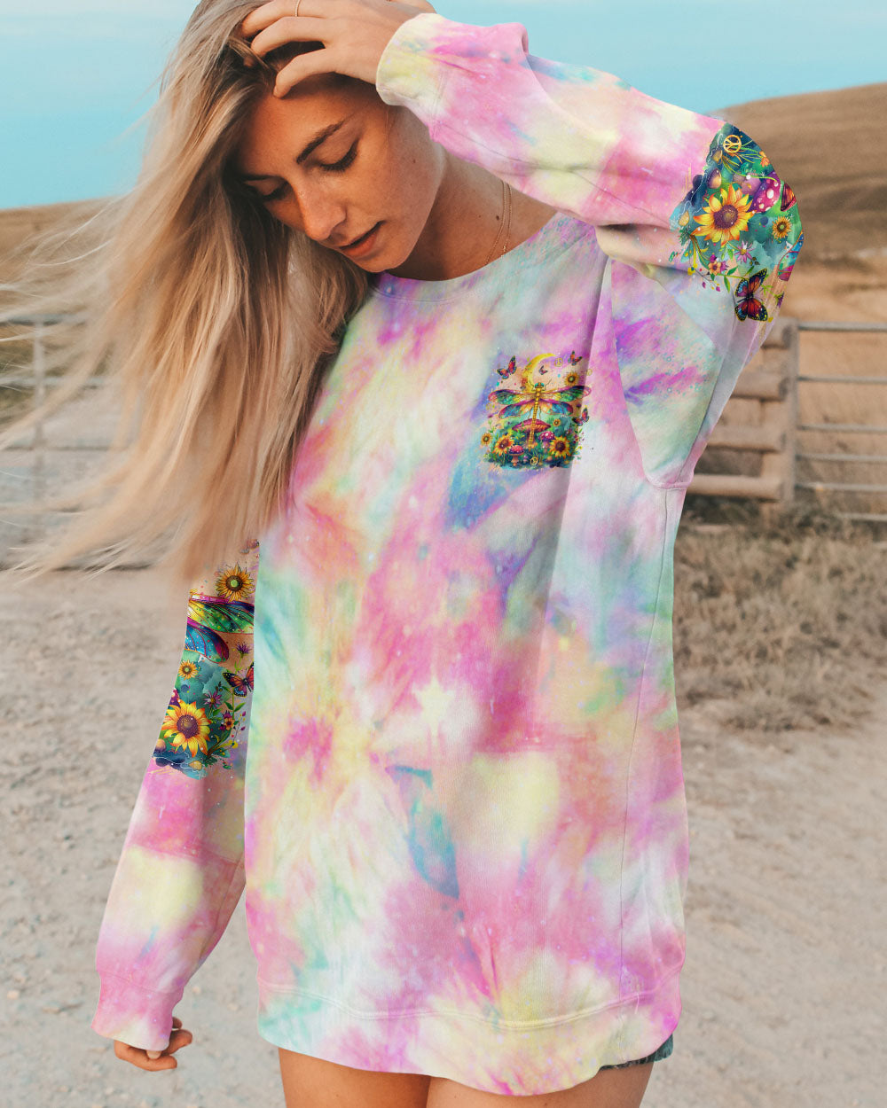 JUST BREATHE DRAGONFLY ALL OVER PRINT - TLTR0212244