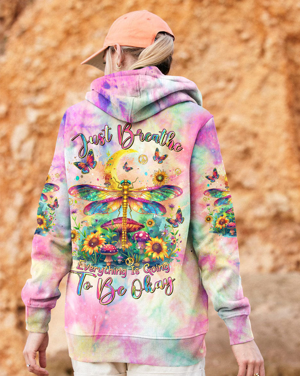 JUST BREATHE DRAGONFLY ALL OVER PRINT - TLTR0212244