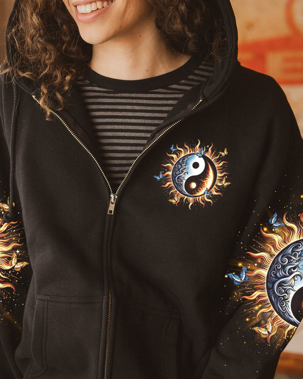 IMAGINE ALL THE PEOPLE LIVING LIFE IN PEACE YINYANG ALL OVER PRINT  - TLTR0312244