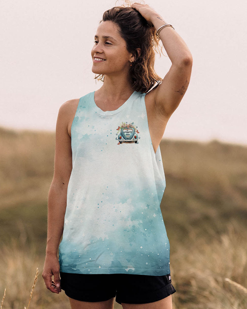 RUNNING AGAINST THE WIND CAR ALL OVER PRINT  - TLTR0403253