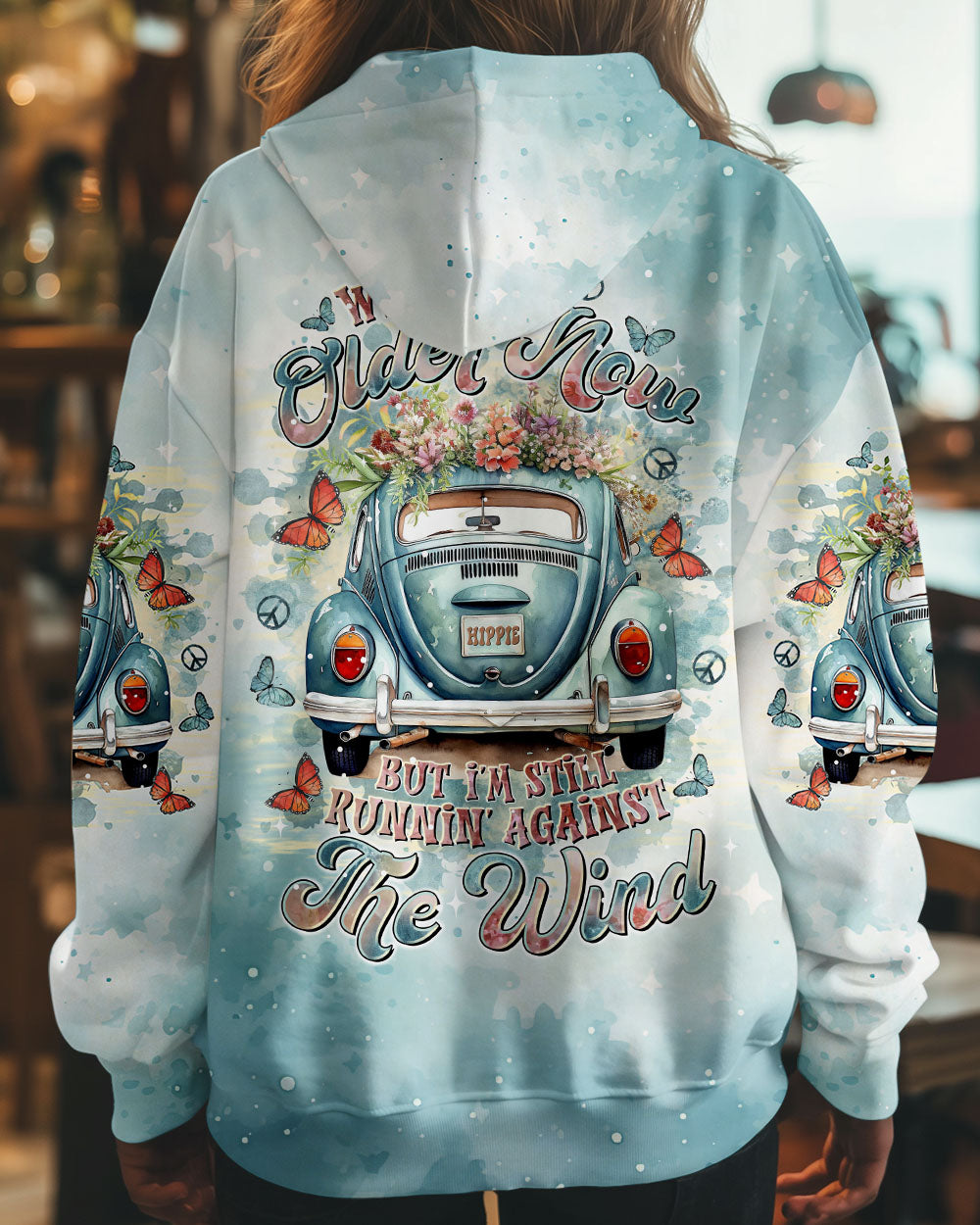 RUNNING AGAINST THE WIND CAR ALL OVER PRINT  - TLTR0403253