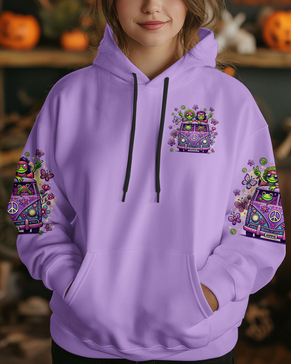RUNNING AGAINST THE WIND BUS FROG ALL OVER PRINT - TLTR0411245