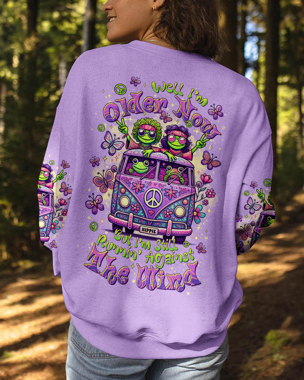 RUNNING AGAINST THE WIND BUS FROG ALL OVER PRINT - TLTR0411245
