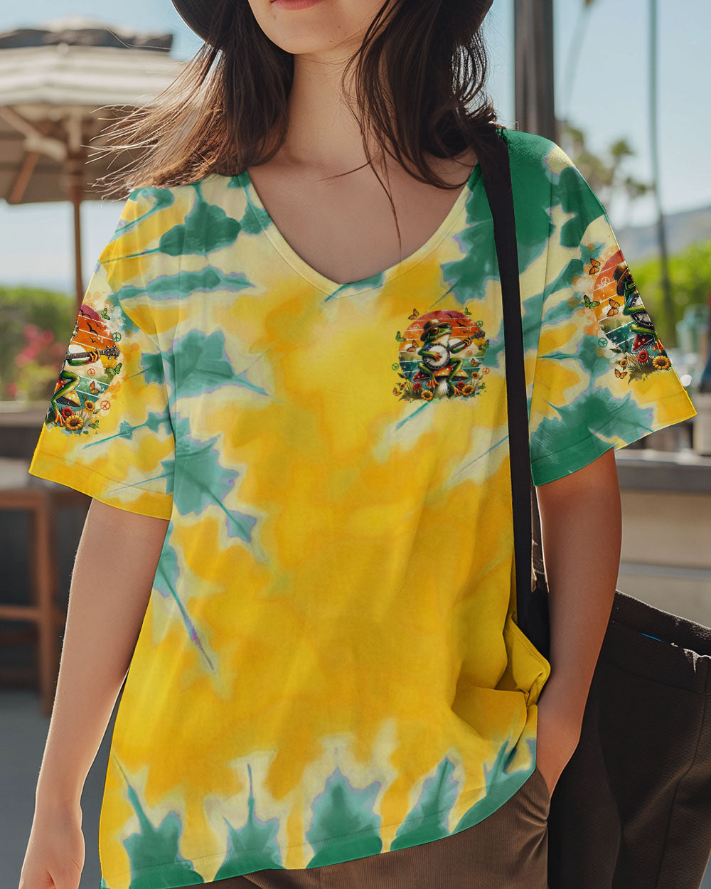 JUST BREATHE FROG ALL OVER PRINT - TLTR0502252