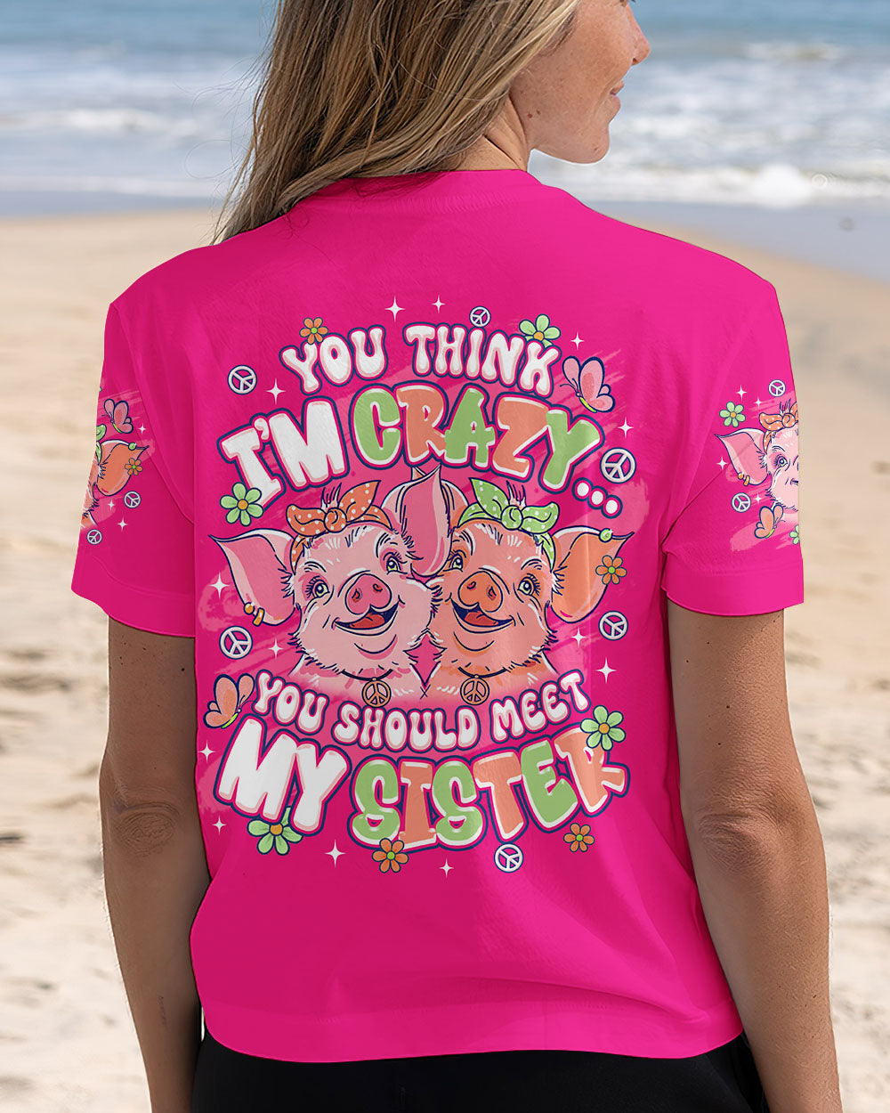 YOU THINK I'M CRAZY PIG ALL OVER PRINT - TLTR0608252