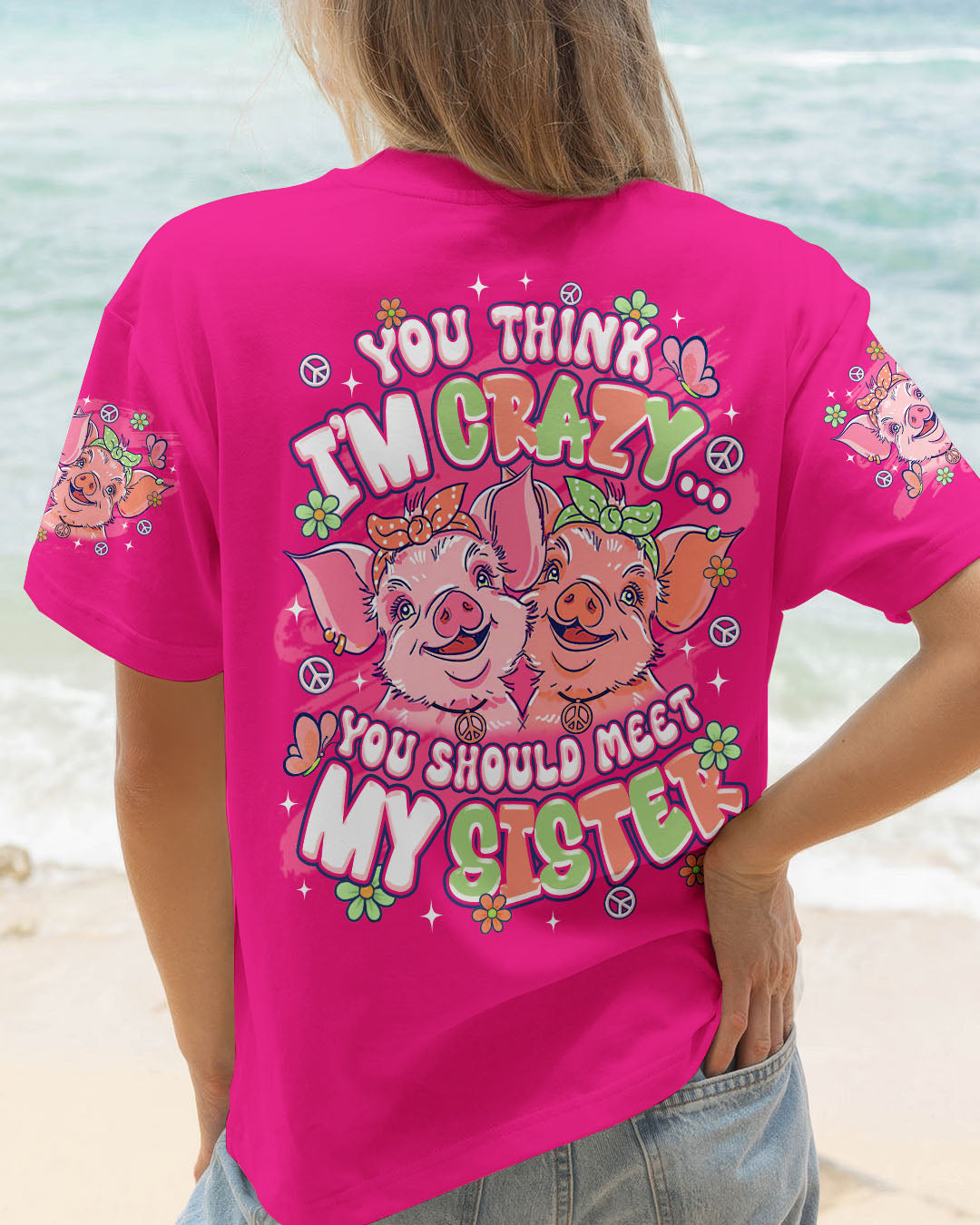 YOU THINK I'M CRAZY PIG ALL OVER PRINT - TLTR0608252