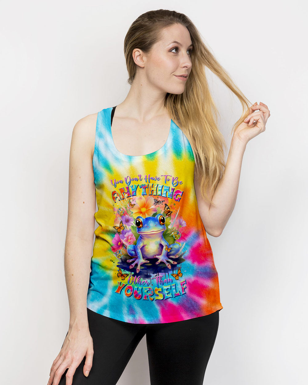 YOU DON'T HAVE TO BE ANYTHING FROG ALL OVER PRINT - TLTR0612232