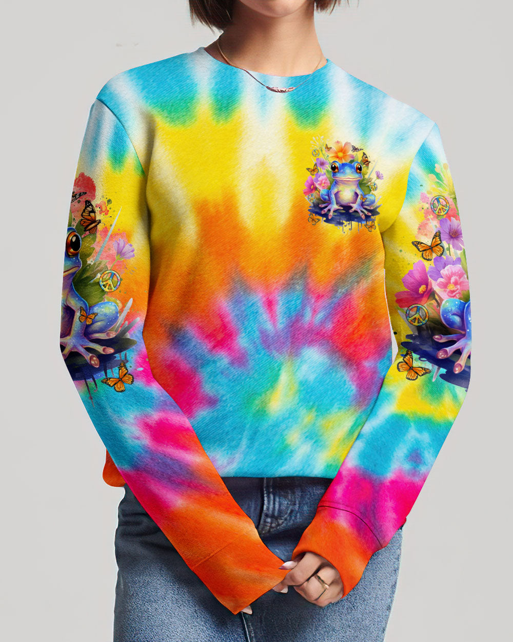 YOU DON'T HAVE TO BE ANYTHING FROG ALL OVER PRINT - TLTR0612232