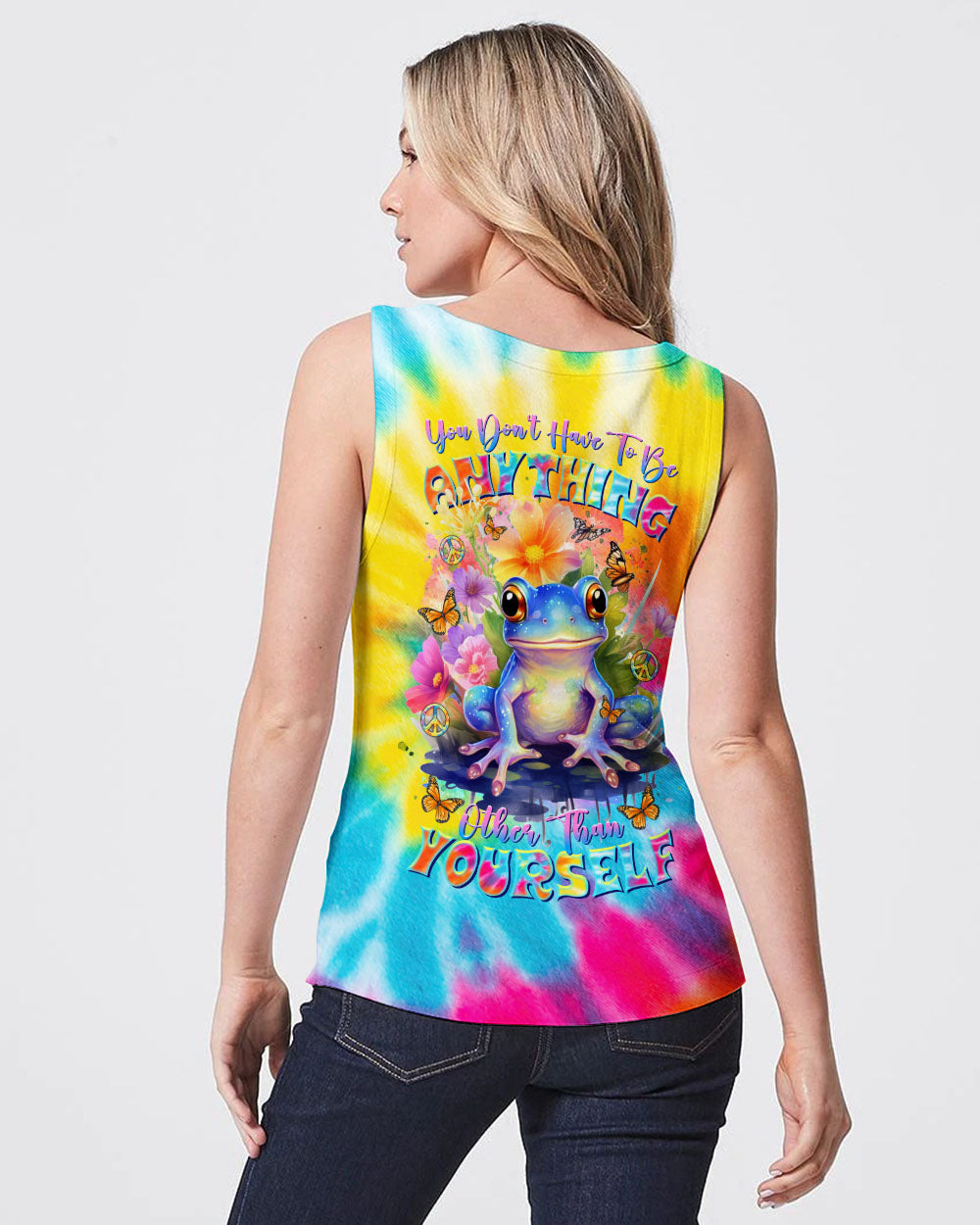 YOU DON'T HAVE TO BE ANYTHING FROG ALL OVER PRINT - TLTR0612232