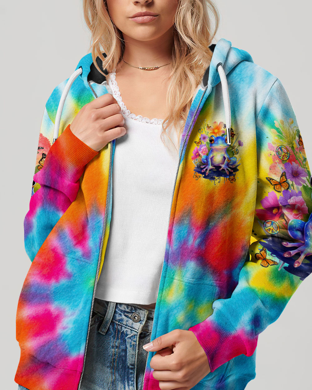 YOU DON'T HAVE TO BE ANYTHING FROG ALL OVER PRINT - TLTR0612232