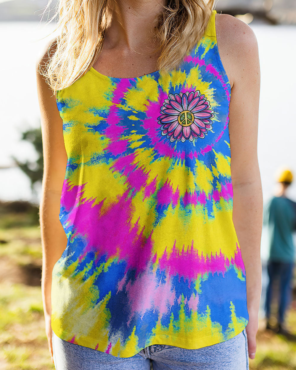 PEACE Y'ALL FLOWER ALL OVER PRINT - TLTR0706232