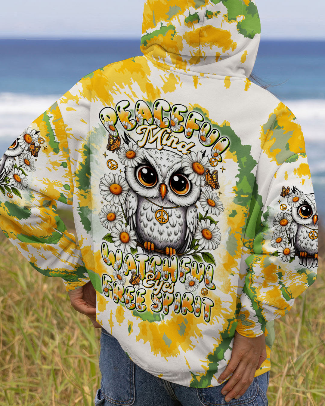 PEACEFUL MIND OWL ALL OVER PRINT - TLTR0707251