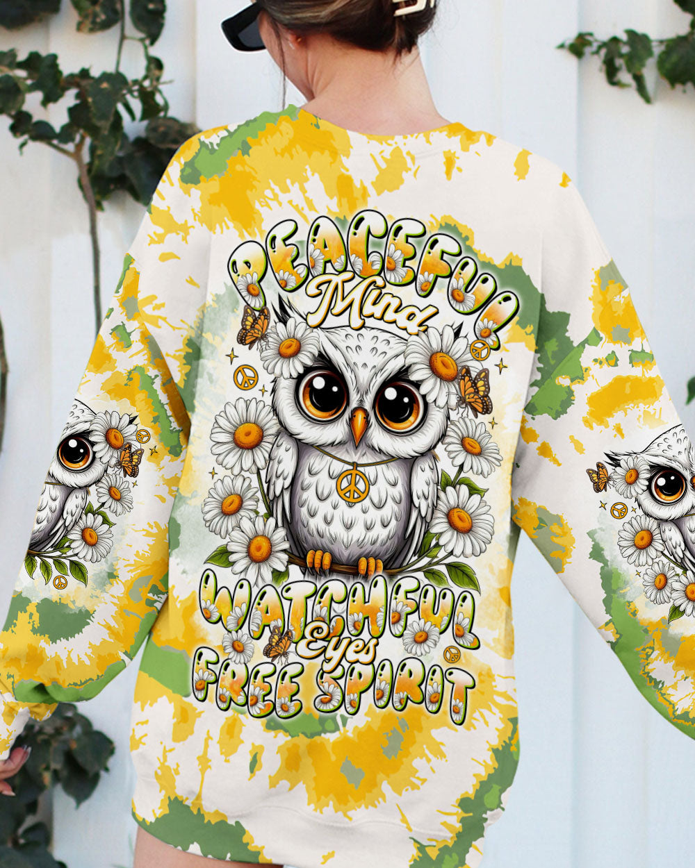 PEACEFUL MIND OWL ALL OVER PRINT - TLTR0707251
