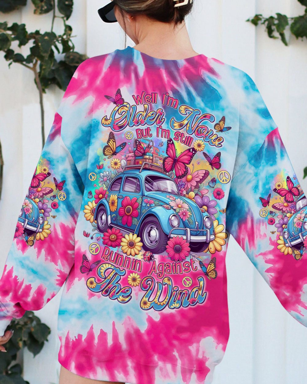 RUNNING AGAINST THE WIND CAR TIE DYE ALL OVER PRINT - TLTR0801254