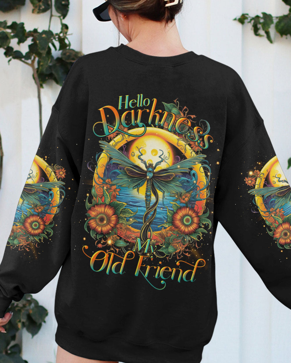 HELLO DARKNESS MY OLD FRIEND DRAGONFLY ALL OVER PRINT - TLTR0806231