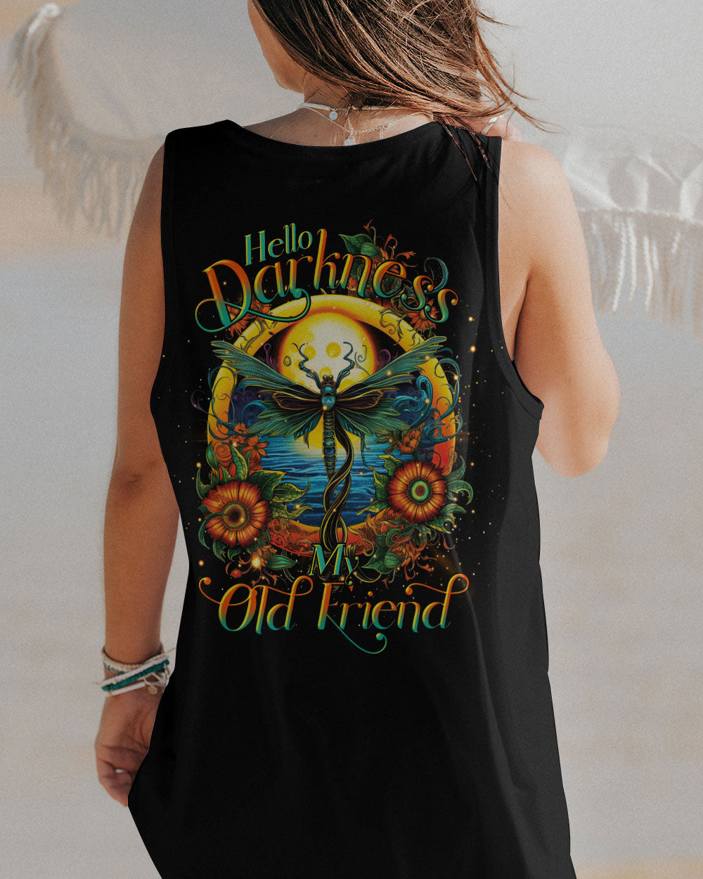 HELLO DARKNESS MY OLD FRIEND DRAGONFLY ALL OVER PRINT - TLTR0806231