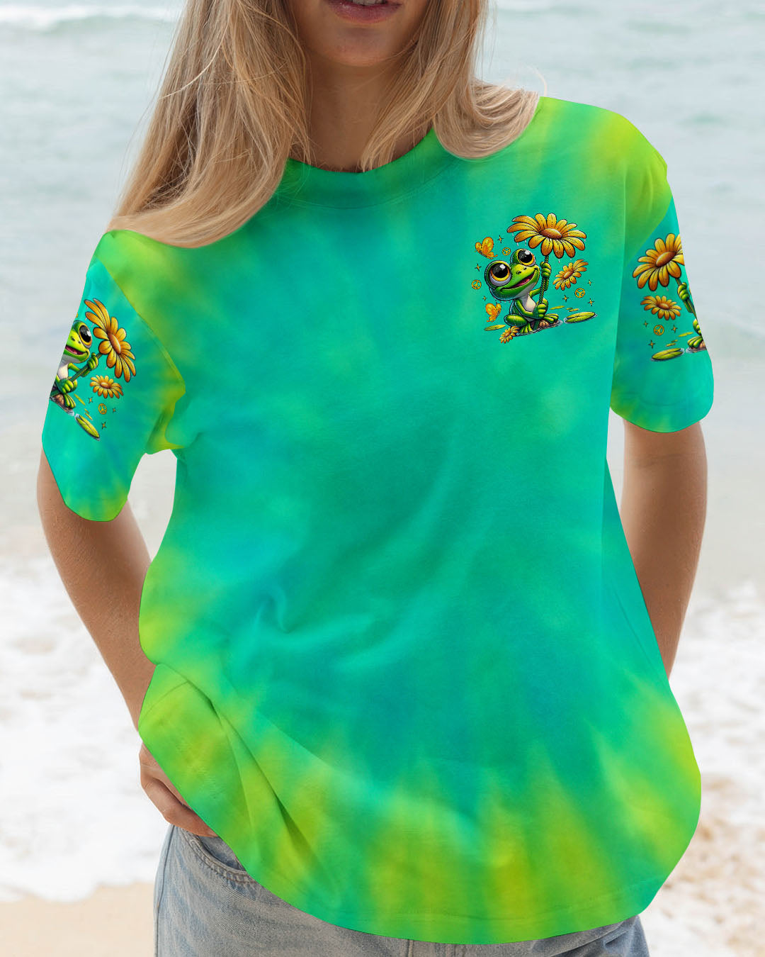 EVERY LITTLE THING IS GONNA BE ALRIGHT FROG TIE DYE ALL OVER PRINT -  TLTR0807252