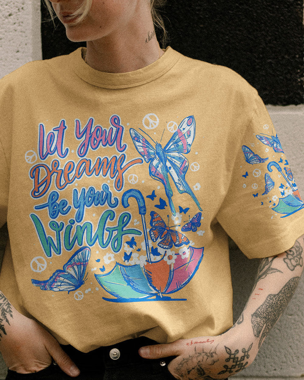 LET YOUR DREAMS BE YOUR WINGS ALL OVER PRINT - TLTR0808234