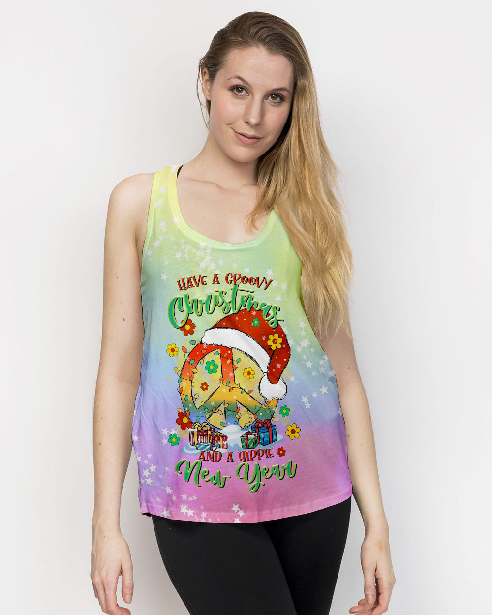 HAVE A GROOVY CHRISTMAS PEACE ALL OVER PRINT - TLTR0809232