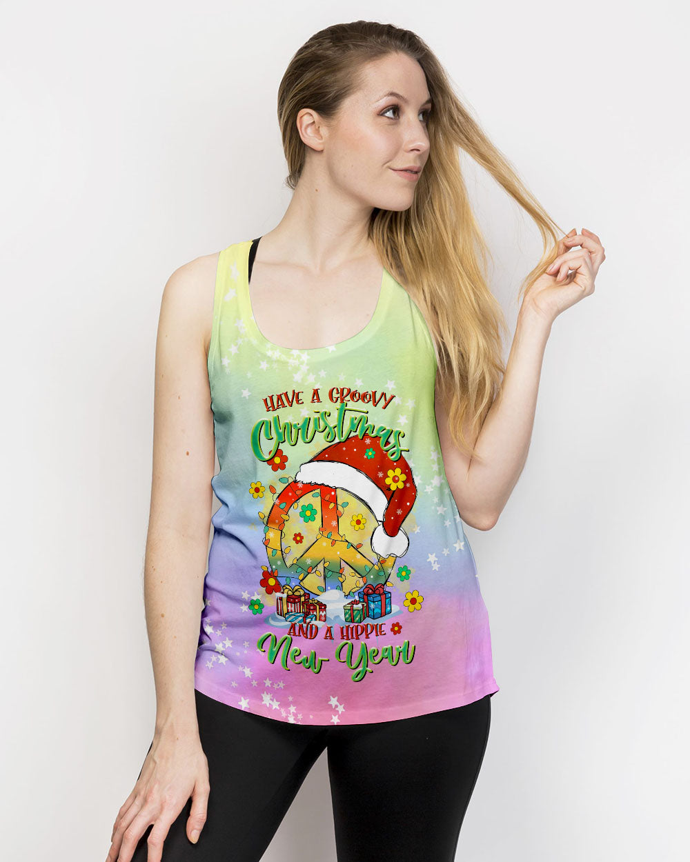HAVE A GROOVY CHRISTMAS PEACE ALL OVER PRINT - TLTR0809232