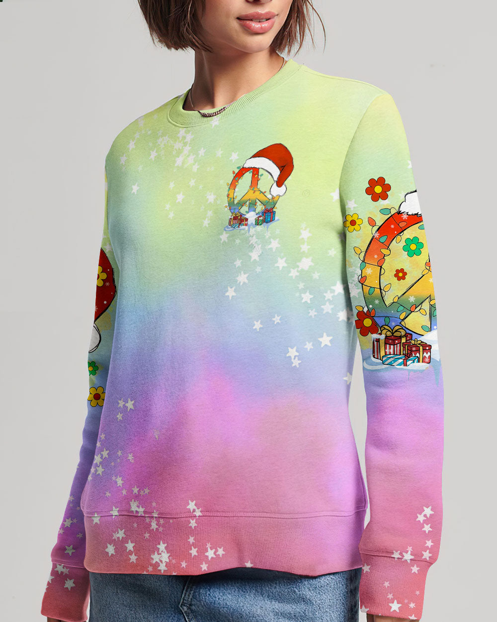 HAVE A GROOVY CHRISTMAS PEACE ALL OVER PRINT - TLTR0809232