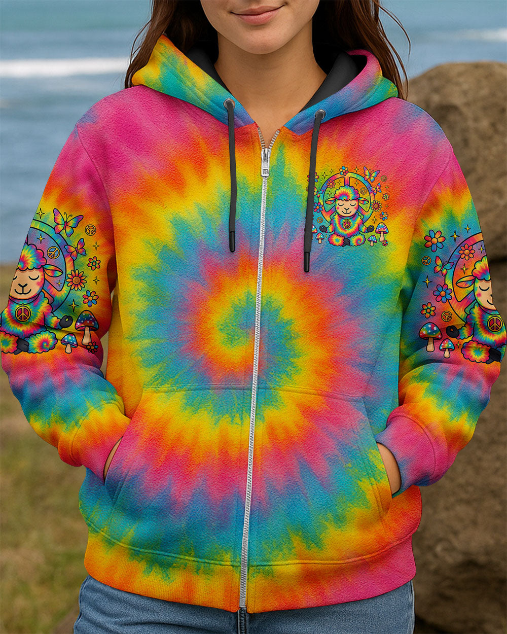 I'M NOT THE BLACK SHEEP TIE DYE ALL OVER PRINT  - TLTR0907253