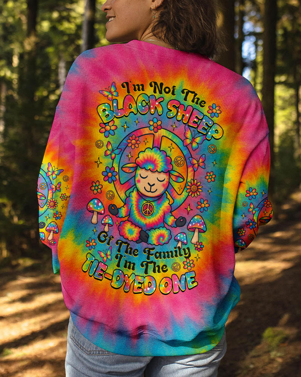 I'M NOT THE BLACK SHEEP TIE DYE ALL OVER PRINT  - TLTR0907253