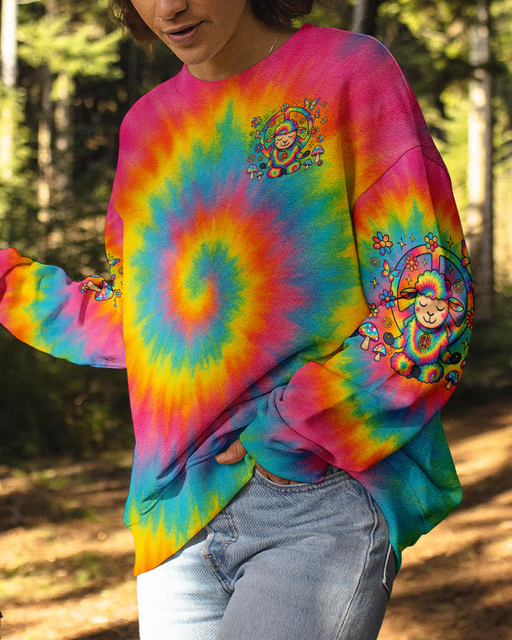 I'M NOT THE BLACK SHEEP TIE DYE ALL OVER PRINT  - TLTR0907253