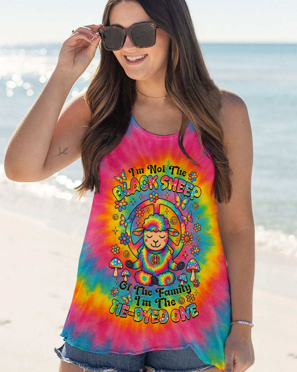 I'M NOT THE BLACK SHEEP TIE DYE ALL OVER PRINT  - TLTR0907253