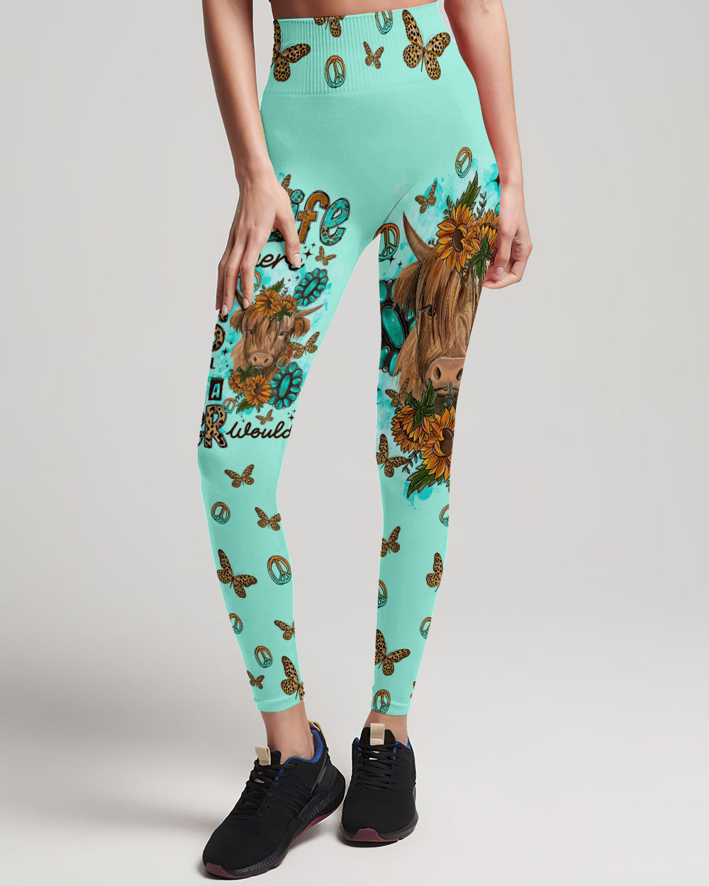 LIVING LIFE SOMEWHERE BETWEEN JESUS COW ALL OVER PRINT - TLTR0909234