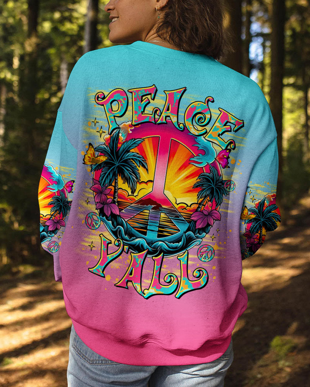 PEACE Y'ALL ALL OVER PRINT - TLTR0910245