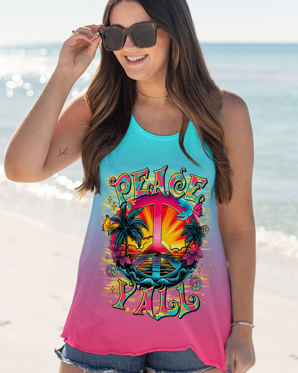 PEACE Y'ALL ALL OVER PRINT - TLTR0910245