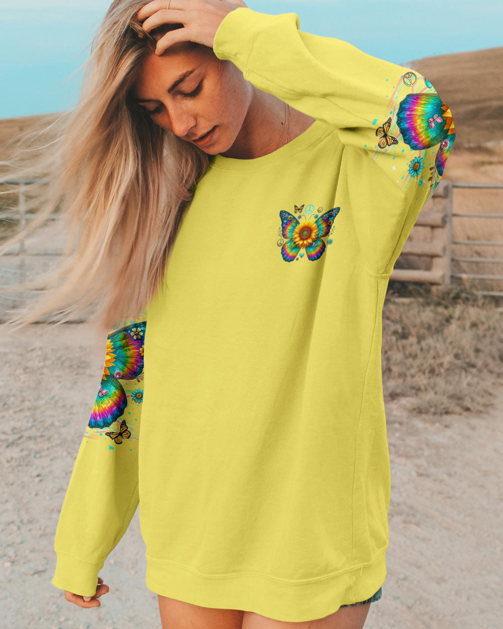 HIPPIE SOUL SUNFLOWER  ALL OVER PRINT  -  TLTR1003254