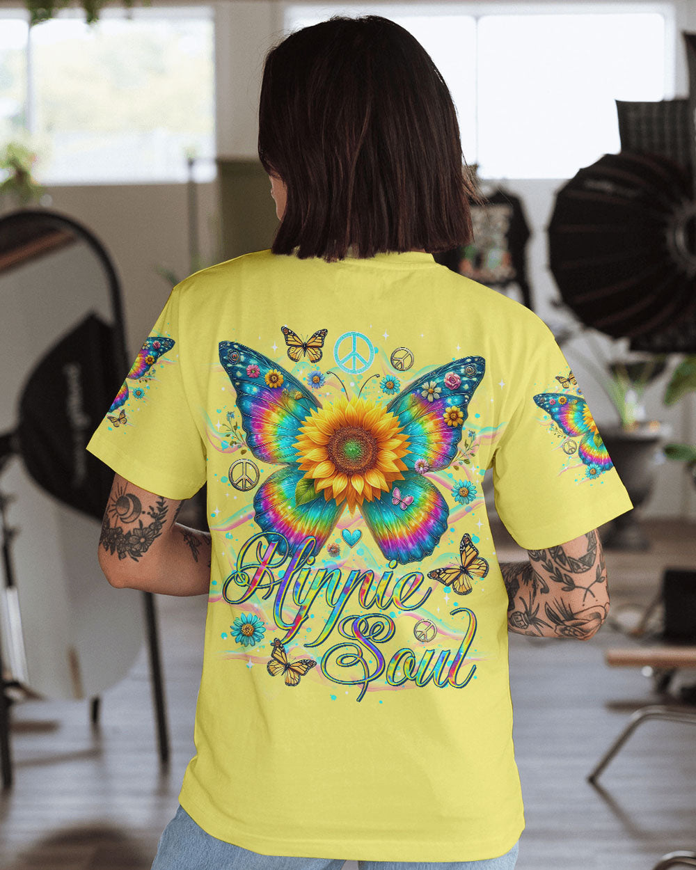 HIPPIE SOUL SUNFLOWER  ALL OVER PRINT  -  TLTR1003254