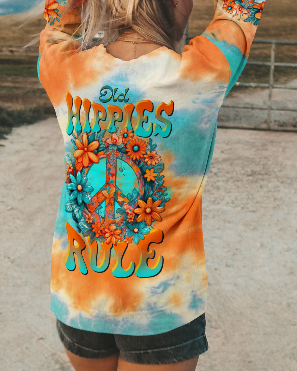 OLD HIPPIES RULE ALL OVER PRINT - TLTR1006231