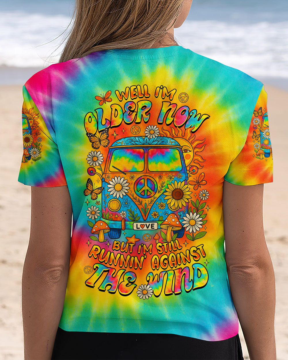 RUNNING AGAINST THE WIND BUS TIE DYE  ALL OVER PRINT - TLTR1007253